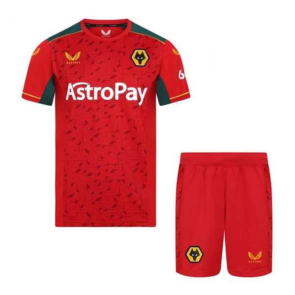 Camiseta Wolves 1ª Niño 2023-2024